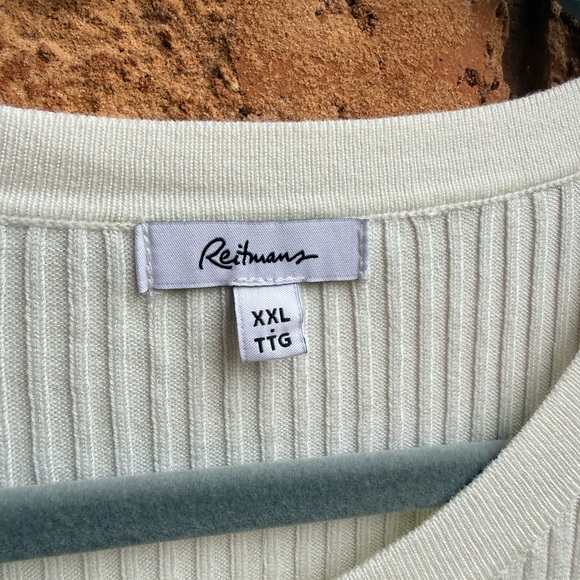 Reitmans Ribbed Button Down Cardigan - Picture 3 of 3